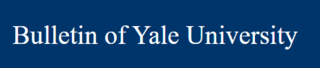 Logo of the Bulletin of Yale University